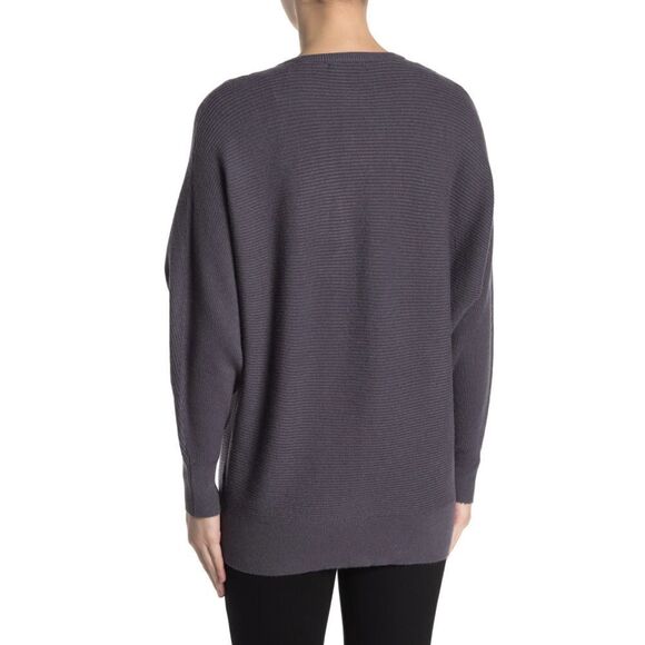 T Tahari Ottoman Ribbed Knit Button Front Cardigan - Picture 2 of 9